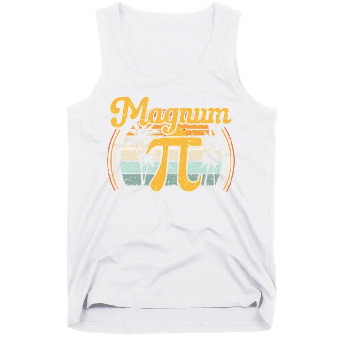 Magnum Pi Math Pi Day Retro math teacher Tank Top