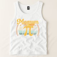 Magnum Pi Math Pi Day Retro math teacher Tank Top