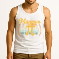 Magnum Pi Math Pi Day Retro math teacher Tank Top