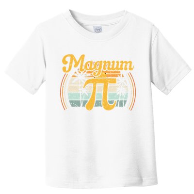 Magnum Pi Math Pi Day Retro math teacher Toddler T-Shirt