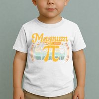 Magnum Pi Math Pi Day Retro math teacher Toddler T-Shirt