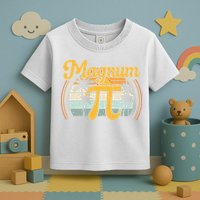Magnum Pi Math Pi Day Retro math teacher Toddler T-Shirt
