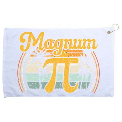 Magnum Pi Math Pi Day Retro math teacher Grommeted Golf Towel