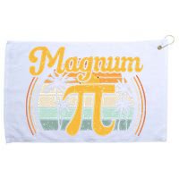 Magnum Pi Math Pi Day Retro math teacher Grommeted Golf Towel