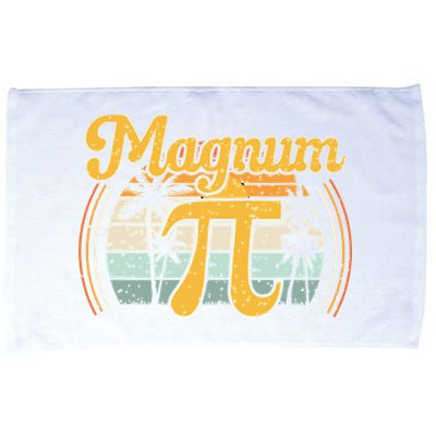 Magnum Pi Math Pi Day Retro math teacher Microfiber Hand Towel