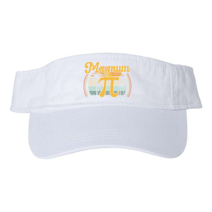 Magnum Pi Math Pi Day Retro math teacher Valucap Bio-Washed Visor