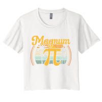 Magnum Pi Math Pi Day Retro math teacher Crop Top