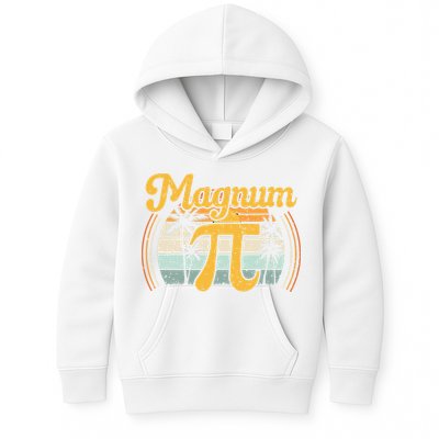 Magnum Pi Math Pi Day Retro math teacher Kids Hoodie