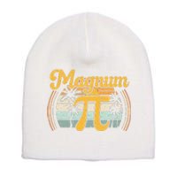 Magnum Pi Math Pi Day Retro math teacher Short Acrylic Beanie