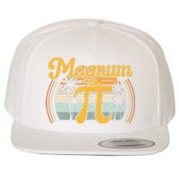 Magnum Pi Math Pi Day Retro math teacher Wool Snapback Cap