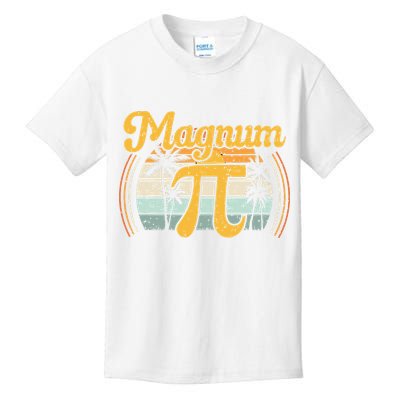 Magnum Pi Math Pi Day Retro math teacher Kids T-Shirt