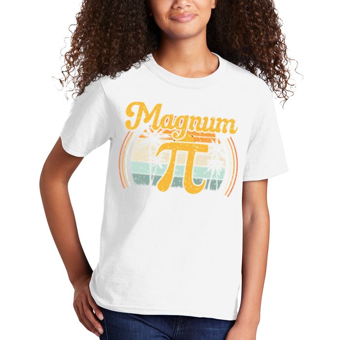 Magnum Pi Math Pi Day Retro math teacher Kids T-Shirt