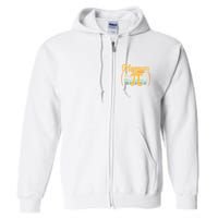 Magnum Pi Math Pi Day Retro math teacher Full Zip Hoodie
