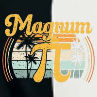 Magnum Pi Math Pi Day Retro math teacher Infant Baby Jersey Bodysuit