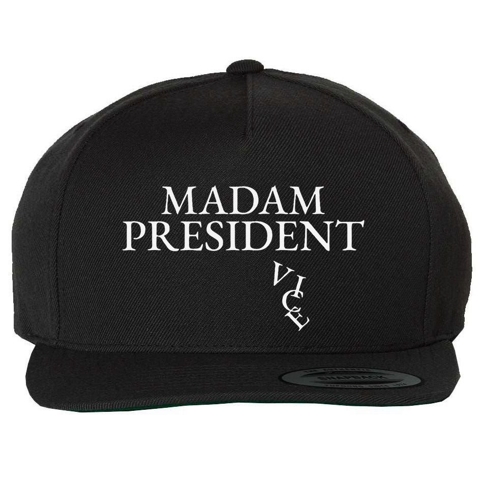 Madam President Wool Snapback Cap