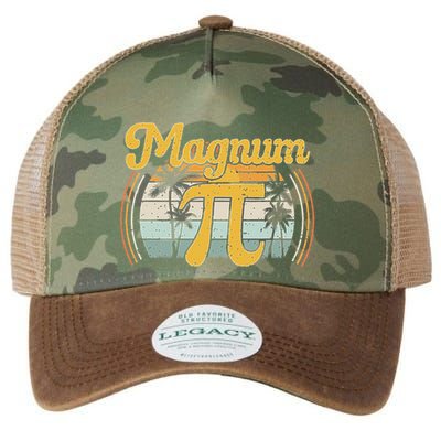 Magnum Pi Math Pi Day Retro Legacy Tie Dye Trucker Hat