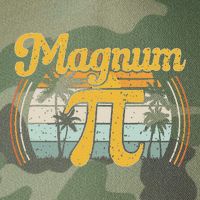 Magnum Pi Math Pi Day Retro Legacy Tie Dye Trucker Hat