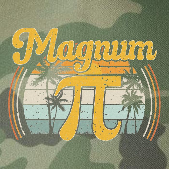 Magnum Pi Math Pi Day Retro Legacy Tie Dye Trucker Hat