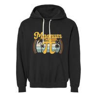 Magnum Pi Math Pi Day Retro Garment-Dyed Fleece Hoodie