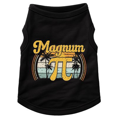 Magnum Pi Math Pi Day Retro Doggie Tank