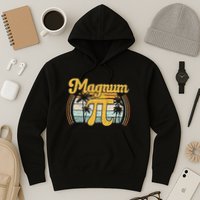 Magnum Pi Math Pi Day Retro Hoodie