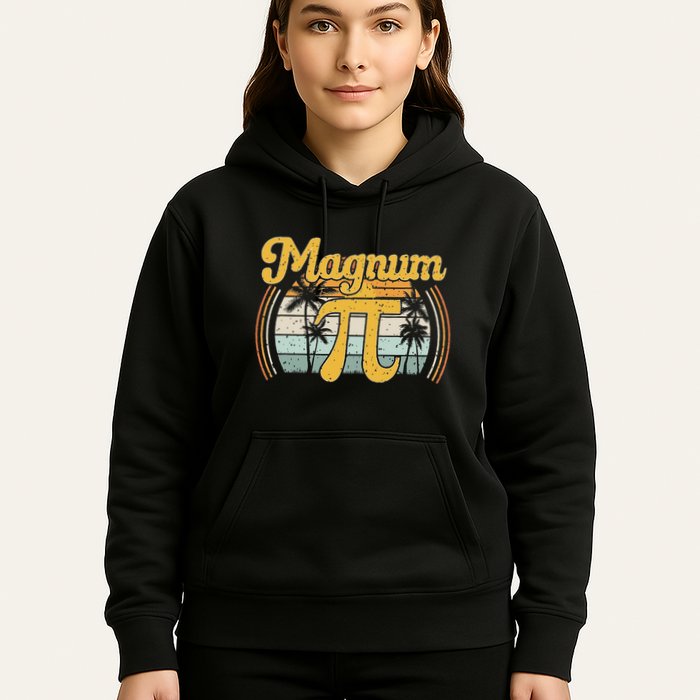 Magnum Pi Math Pi Day Retro Hoodie