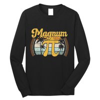 Magnum Pi Math Pi Day Retro Long Sleeve Shirt