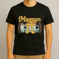 Magnum Pi Math Pi Day Retro T-Shirt