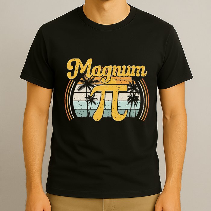 Magnum Pi Math Pi Day Retro T-Shirt