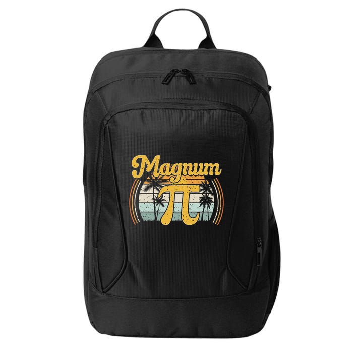 Magnum Pi Math Pi Day Retro City Backpack