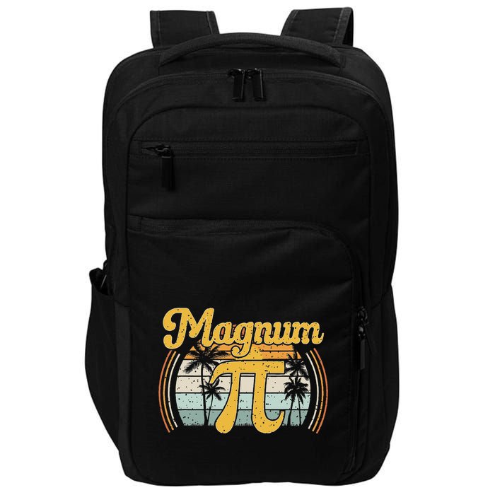 Magnum Pi Math Pi Day Retro Impact Tech Backpack
