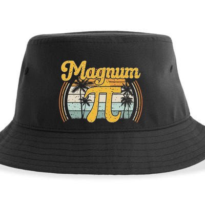 Magnum Pi Math Pi Day Retro Sustainable Bucket Hat