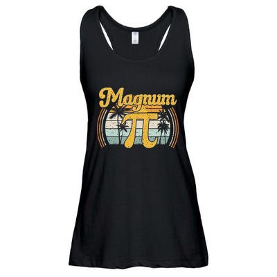 Magnum Pi Math Pi Day Retro Ladies Essential Flowy Tank