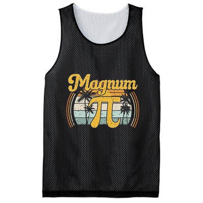 Magnum Pi Math Pi Day Retro Mesh Reversible Basketball Jersey Tank