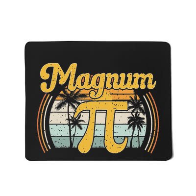 Magnum Pi Math Pi Day Retro Mousepad