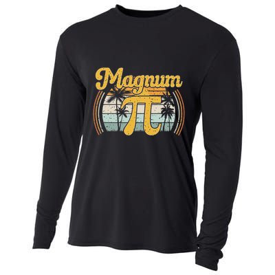 Magnum Pi Math Pi Day Retro Cooling Performance Long Sleeve Crew