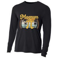 Magnum Pi Math Pi Day Retro Cooling Performance Long Sleeve Crew