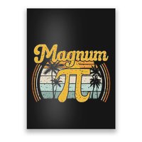 Magnum Pi Math Pi Day Retro Poster