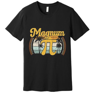 Magnum Pi Math Pi Day Retro Premium T-Shirt