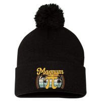 Magnum Pi Math Pi Day Retro Pom Pom 12in Knit Beanie