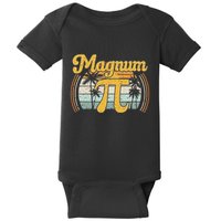 Magnum Pi Math Pi Day Retro Baby Bodysuit