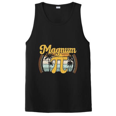 Magnum Pi Math Pi Day Retro PosiCharge Competitor Tank