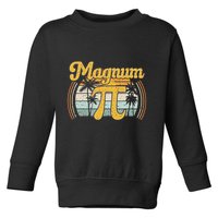 Magnum Pi Math Pi Day Retro Toddler Sweatshirt