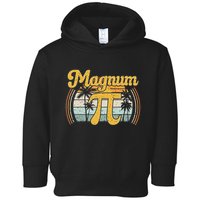 Magnum Pi Math Pi Day Retro Toddler Hoodie