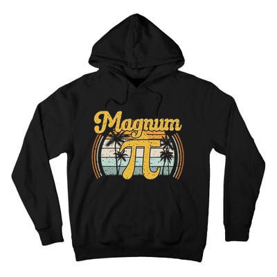 Magnum Pi Math Pi Day Retro Tall Hoodie