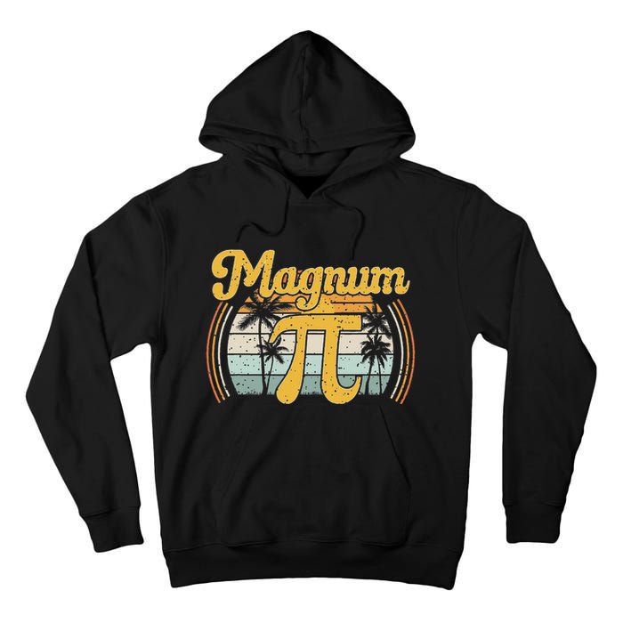 Magnum Pi Math Pi Day Retro Tall Hoodie