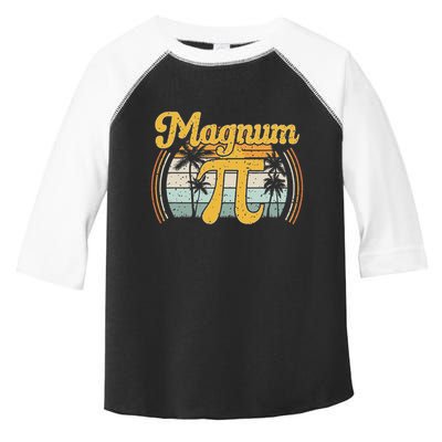 Magnum Pi Math Pi Day Retro Toddler Fine Jersey T-Shirt