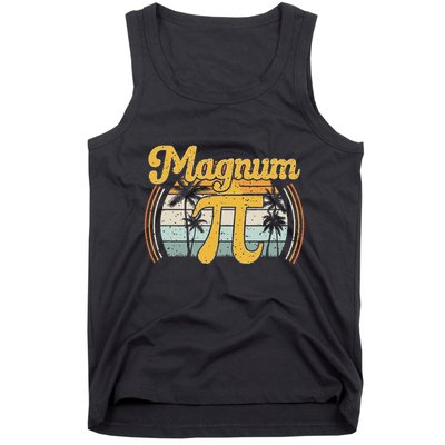 Magnum Pi Math Pi Day Retro Tank Top