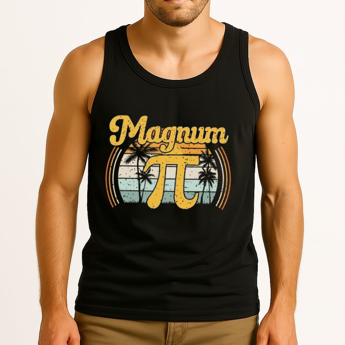 Magnum Pi Math Pi Day Retro Tank Top