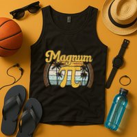 Magnum Pi Math Pi Day Retro Tank Top